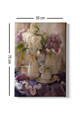 Tablou decorativ, Kanvas Tablo (50 x 70), Lemn (Grosime: 3 cm, Multicolor