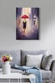 Tablou decorativ, Kanvas Tablo (50 x 70), Lemn (Grosime: 3 cm, Multicolor
