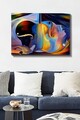 Tablou decorativ, Kanvas Tablo (70 x 100), Lemn (Grosime: 3 cm, Multicolor