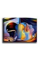 Tablou decorativ, Kanvas Tablo (70 x 100), Lemn (Grosime: 3 cm, Multicolor