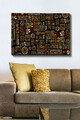 Tablou decorativ, Kanvas Tablo (70 x 100), Lemn (Grosime: 3 cm, Multicolor