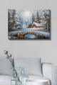 Tablou decorativ, Kanvas Tablo (70 x 100), Lemn (Grosime: 3 cm, Multicolor