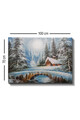 Tablou decorativ, Kanvas Tablo (70 x 100), Lemn (Grosime: 3 cm, Multicolor