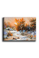 Tablou decorativ, Kanvas Tablo (70 x 100), Lemn (Grosime: 3 cm, Multicolor
