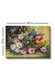 Tablou decorativ, Kanvas Tablo (70 x 100), Lemn (Grosime: 3 cm, Multicolor