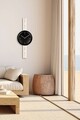 Ceas de perete decorativ, Vlnt103Krsyh, ø30 cm, Crem/Negru