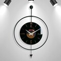 Ceas de perete, VLNT01SYHSYH, Centru: 100% STICLĂ TĂMURĂ, Multicolor