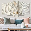 Tablou decorativ MDF (5 Pieces), 160831052_60100 (100 x 60), 3 mm, Multicolor