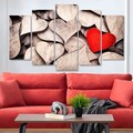 Tablou decorativ MDF (5 Pieces), 5MDF4529_60100 (100 x 60), 3 mm, Multicolor