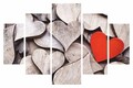 Tablou decorativ MDF (5 Pieces), 5MDF4529_60100 (100 x 60), 3 mm, Multicolor