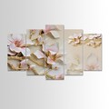Tablou decorativ MDF (5 Pieces), 5MDF4589_60100 (100 x 60), 3 mm, Multicolor