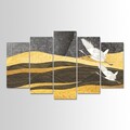 Tablou decorativ MDF (5 Pieces), 5MDF4593_60100 (100 x 60), 3 mm, Multicolor