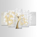 Tablou decorativ MDF (5 Pieces), 5MDF4601_60100 (100 x 60), 3 mm, Multicolor