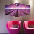 Set 5 tablouri decorative, 5PMDF-54, 20 x 60 cm, Multicolor