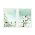 Tablou decorativ (2 Pieces), 2PBCTNOEL-01, Cadru: 100% PVC (Grosime: 22 mm, Multicolor