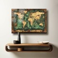 Tablou decorativ, Camtbl-002, 70 x 100 cm, Multicolor