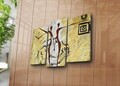 Ceas de perete (3 Pieces), 3PATCS-24, Dimensiune: 20 x 39 cm (2 bucăți), Multicolor