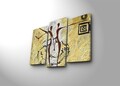 Ceas de perete (3 Pieces), 3PATCS-24, Dimensiune: 20 x 39 cm (2 bucăți), Multicolor