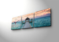 Ceas de perete (3 Pieces), 3P2828CS-8, Dimensiune: 28 x 28 cm (3 bucăți), Multicolor