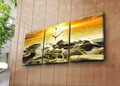 Ceas de perete (3 Pieces), 3P3040CS-29, 30 x 40 cm (3 bucăți), Multicolor