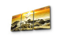 Ceas de perete (3 Pieces), 3P3040CS-29, 30 x 40 cm (3 bucăți), Multicolor