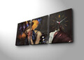 Ceas de perete (3 Pieces), 3P3040CS-60, 30 x 40 cm (3 bucăți), Multicolor