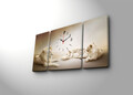 Ceas de perete (3 Pieces), 3P204045CS-18, Dimensiune: 20 x 45 cm (2 bucăți), Multicolor