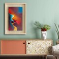Tablou decorativ, Ahsakca, Fundal: 100% MDF de arțar (Grosime: 2,7 mm) Vopsea: 100% MDF (Grosime: 5 mm, Multicolor
