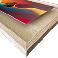 Tablou decorativ, Ahsakca, Fundal: 100% MDF de arțar (Grosime: 2,7 mm) Vopsea: 100% MDF (Grosime: 5 mm, Multicolor