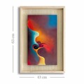 Tablou decorativ, Ahsakca, Fundal: 100% MDF de arțar (Grosime: 2,7 mm) Vopsea: 100% MDF (Grosime: 5 mm, Multicolor