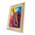 Tablou decorativ, Ahsakca, Fundal: 100% MDF de arțar (Grosime: 2,7 mm) Vopsea: 100% MDF (Grosime: 5 mm, Multicolor