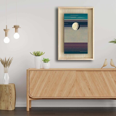 Tablou decorativ, Ahsakca, Fundal: 100% MDF de arțar (Grosime: 2,7 mm) Vopsea: 100% MDF (Grosime: 5 mm, Multicolor