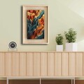 Tablou decorativ, Ahsakca, Fundal: 100% MDF de arțar (Grosime: 2,7 mm) Vopsea: 100% MDF (Grosime: 5 mm, Multicolor