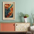Tablou decorativ, Ahsakca, Fundal: 100% MDF de arțar (Grosime: 2,7 mm) Vopsea: 100% MDF (Grosime: 5 mm, Multicolor
