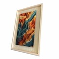 Tablou decorativ, Ahsakca, Fundal: 100% MDF de arțar (Grosime: 2,7 mm) Vopsea: 100% MDF (Grosime: 5 mm, Multicolor