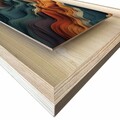 Tablou decorativ, Ahsakca, Fundal: 100% MDF de arțar (Grosime: 2,7 mm) Vopsea: 100% MDF (Grosime: 5 mm, Multicolor