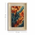 Tablou decorativ, Ahsakca, Fundal: 100% MDF de arțar (Grosime: 2,7 mm) Vopsea: 100% MDF (Grosime: 5 mm, Multicolor