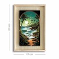 Tablou decorativ, Ahsakca, Fundal: 100% MDF de arțar (Grosime: 2,7 mm) Vopsea: 100% MDF (Grosime: 5 mm, Multicolor