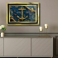 Tablou decorativ, 4363Kromaltınct, Lemn masiv (Grosime: 2,5 cm, Multicolor