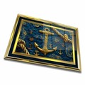 Tablou decorativ, 4363Kromaltınct, Lemn masiv (Grosime: 2,5 cm, Multicolor