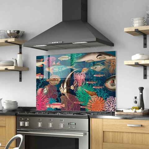Tablou decorativ, 1281 (70 x 100), 70 x 100 cm, Multicolor