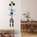 Decoratiune de perete, Speckle, Dimensiuni: 50 x 100 x 4 cm, Multicolor