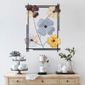 Decoratiune de perete, Zouping 3, Dimensiuni: 50 x 70 x 4 cm, Multicolor