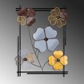 Decoratiune de perete, Zouping 3, Dimensiuni: 50 x 70 x 4 cm, Multicolor