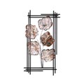 Decoratiune de perete, Daiyu 3, Dimensiuni: 48 x 87 x 4 cm, Multicolor