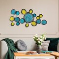 Decoratiune de perete, Nenuharps 1, Dimensiuni: 125 x 62 x 4 cm, Multicolor