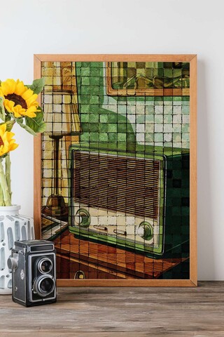 Tablou decorativ, Popmosaıc10, MDF, Multicolor