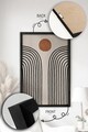 Tablou decorativ (2 Pieces), Ersy2Lımodel11-Negru, MDF (Grosime: 2,7 mm, Multicolor