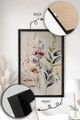 Tablou decorativ (2 Pieces), Ersy2Lımodel37-Negru, MDF (Grosime: 2,7 mm, Multicolor