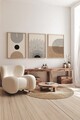 Tablou decorativ (3 Pieces), 3Dartsohoset12, MDF, Multicolor